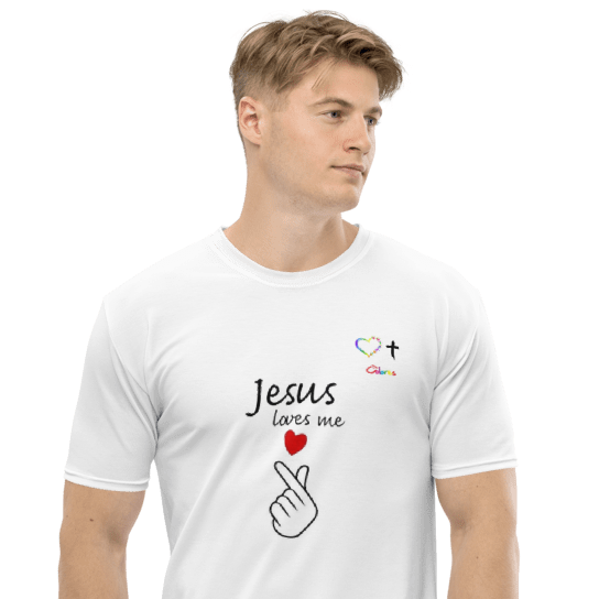 Camiseta Unisex “Jesus Loves Me” – Edición DeColores