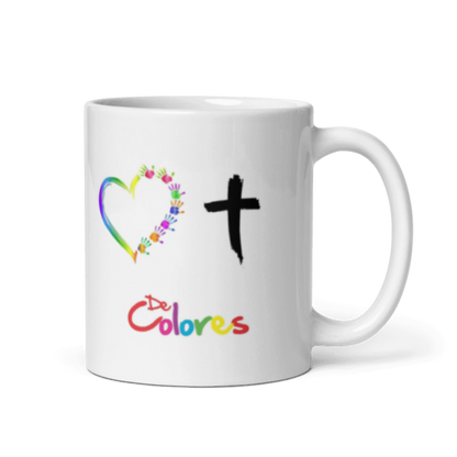 Taza Cristiana “Jesus Loves Me” – Edición De Colores